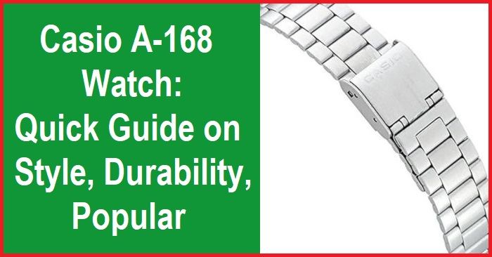 Casio A-168WA watch: Retro style meets modern durability with why it's so popular!