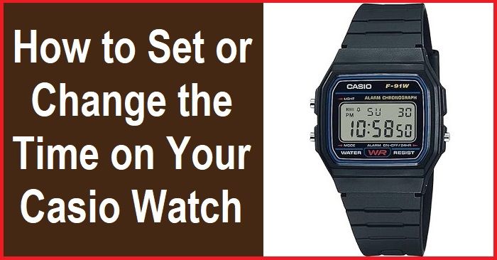 Step-by-Step Guide: Setting or Changing Digital Time on Your Casio Watch